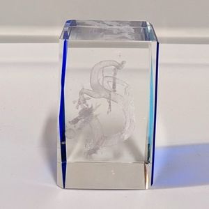 Etched Dragon in Glass